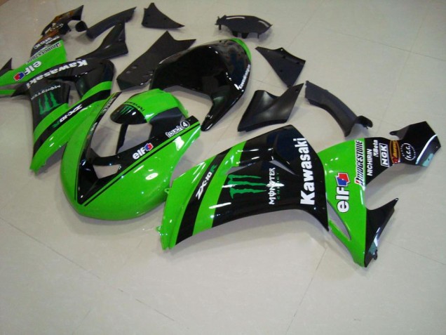 Discount 2006-2007 Green Monster Race Kawasaki ZX10R Motorcycle Fairings Kit Canada