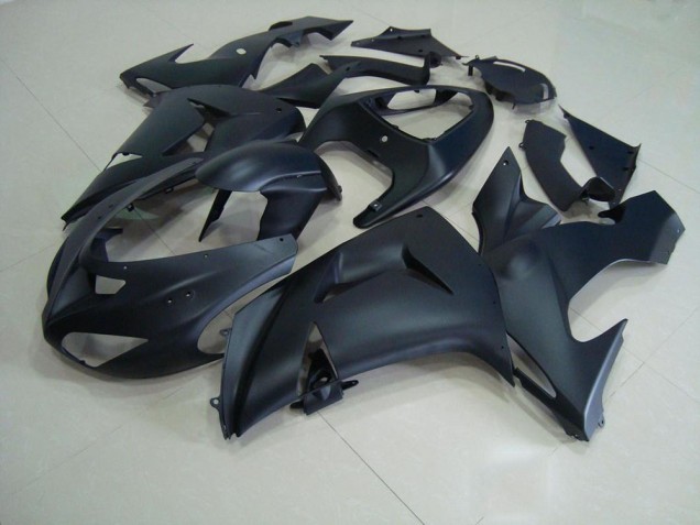 Discount 2006-2007 Matte Black Kawasaki ZX10R Motorcycle Fairing Kit Canada