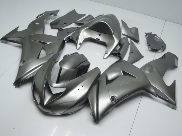 Discount 2006-2007 Glossy Grey Kawasaki ZX10R Bike Fairings Canada