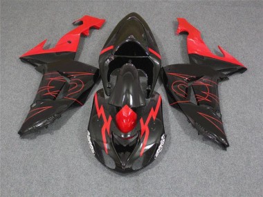 Discount 2006-2007 Black Red Kawasaki ZX10R Motorcycle Fairings Canada