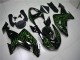 Discount 2006-2007 Black Green Flame Kawasaki ZX10R Motorcycle Fairing Canada