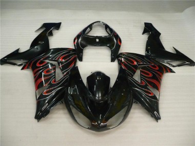 Discount 2006-2007 Black Grey Red Kawasaki ZX10R Motorbike Fairing Canada