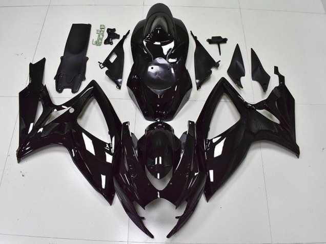 Discount 2006-2007 Glossy Black Suzuki GSXR 600/750 Bike Fairing Canada