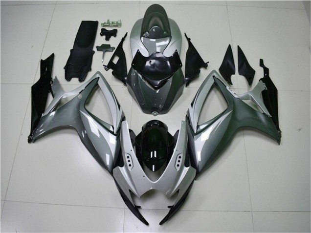 Discount 2006-2007 Silver Grey Suzuki GSXR 600/750 Motorcycle Replacement Fairings Canada