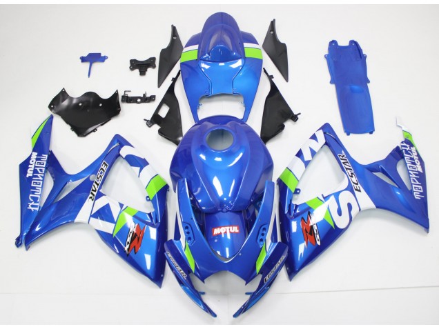 Discount 2006-2007 Blue White Suzuki GSXR 600/750 Motorcycle Fairings Canada