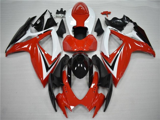 Discount 2006-2007 Red Black Suzuki GSXR 600/750 Motorcycle Fairing Kits Canada