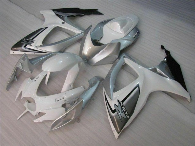 Discount 2006-2007 White Silver Suzuki GSXR 600/750 Bike Fairings Canada