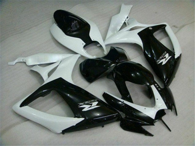 Discount 2006-2007 Black White Suzuki GSXR 600/750 Motorcycle Replacement Fairings Canada