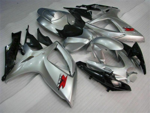 Discount 2006-2007 Silver Suzuki GSXR 600/750 Motorcycle Fairings Canada