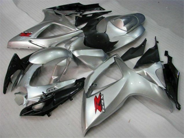 Discount 2006-2007 Silver Suzuki GSXR 600/750 Motorcycle Fairings Canada