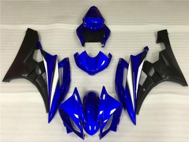 Discount 2006-2007 Blue Black Yamaha YZF R6 Motorcycle Fairings Kits Canada