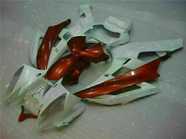 Discount 2006-2007 White Brown Yamaha YZF R6 Motorcycle Fairings Canada