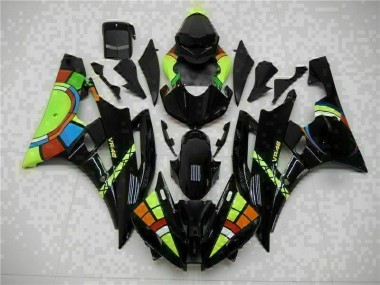 Discount 2006-2007 Black Yamaha YZF R6 Motorcycle Replacement Fairings Canada