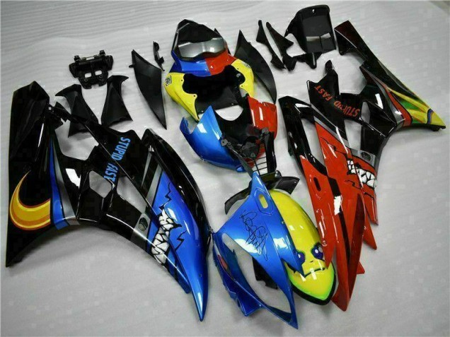 Discount 2006-2007 Yellow Blue Red Yamaha YZF R6 Motorcycle Fairings Kit Canada