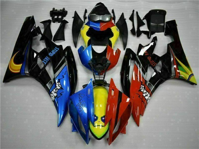 Discount 2006-2007 Yellow Blue Red Yamaha YZF R6 Motorcycle Fairings Kit Canada