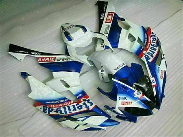 Discount 2006-2007 White Blue Yamaha YZF R6 Motorbike Fairing Canada