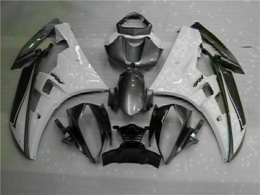 Discount 2006-2007 White Silver Yamaha YZF R6 Moto Fairings Canada