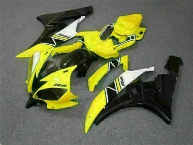 Discount 2006-2007 Yellow Yamaha YZF R6 Bike Fairing Canada