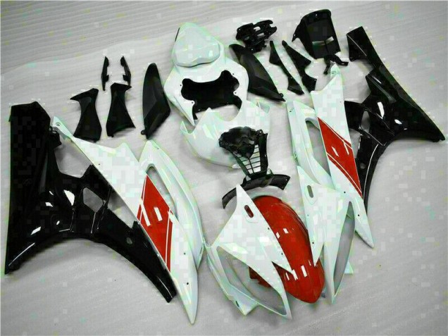 Discount 2006-2007 White Yamaha YZF R6 Replacement Motorcycle Fairings Canada