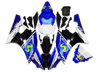 Discount 2006-2007 Blue Black White Yamaha YZF R6 Motor Fairings Canada