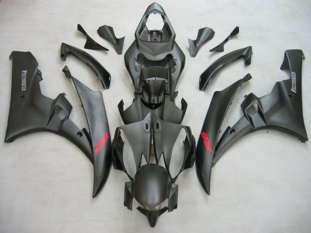 Discount 2006-2007 Matte Black Yamaha YZF R6 Motorcycle Fairing Kits & Bodywork Canada