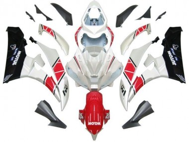 Discount 2006-2007 White Red Black Yamaha YZF R6 Bike Fairings Canada