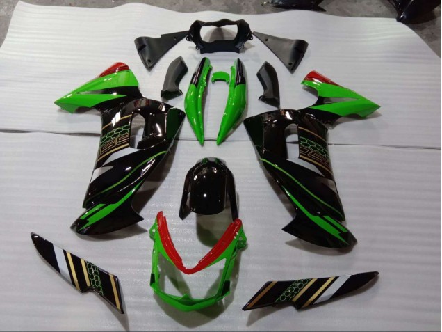 Discount 2006-2008 Green Black Kawasaki EX650 Bike Fairings Canada