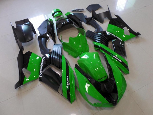 Discount 2006-2011 Green and Black Kawasaki ZX14R ZZR1400 Bike Fairing Kit Canada