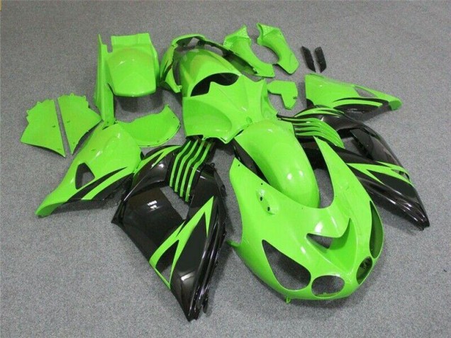 Discount 2006-2011 Green Black Kawasaki ZX14R ZZR1400 Bike Fairings Canada