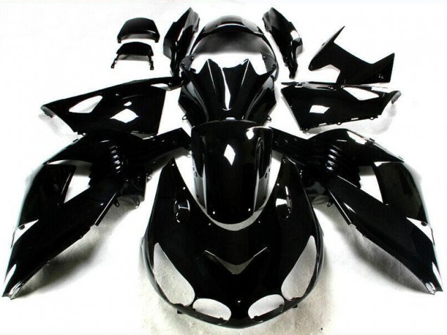 Discount 2006-2011 Glossy Black Kawasaki ZX14R ZZR1400 Motorbike Fairing Canada