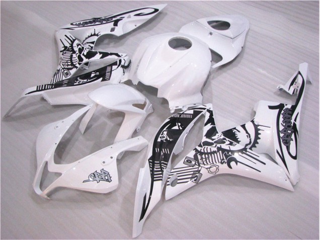 Discount 2007-2008 Black White Honda CBR600RR Replacement Motorcycle Fairings Canada