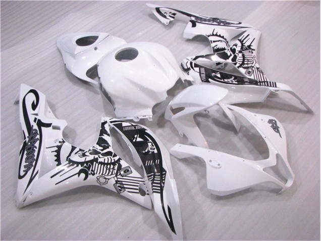 Discount 2007-2008 Black White Honda CBR600RR Replacement Motorcycle Fairings Canada