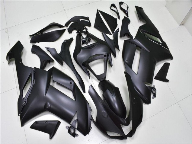 Discount 2007-2008 Matte Black Kawasaki ZX6R Bike Fairing Kit Canada