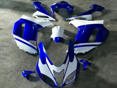 Discount 2007-2008 Blue White Kawasaki ZX6R Motorcycle Replacement Fairings Canada