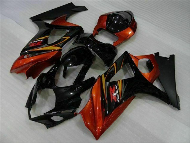 Discount 2007-2008 Black Suzuki GSXR 1000 K7 Motorcycle Fairing Kit Canada