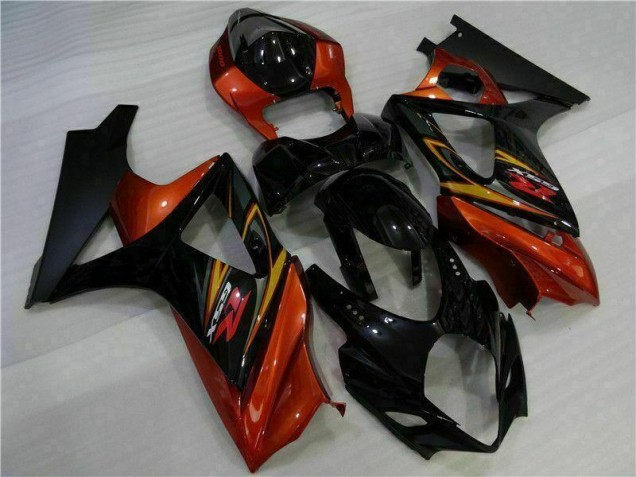 Discount 2007-2008 Black Suzuki GSXR 1000 K7 Motorcycle Fairing Kit Canada