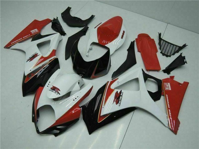 Discount 2007-2008 Red White Suzuki GSXR 1000 K7 Motorcycle Bodywork Canada