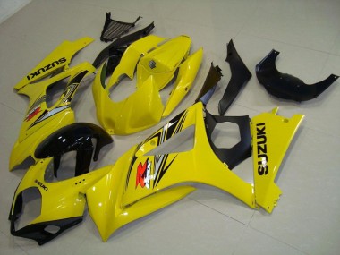 Discount 2007-2008 Yellow Suzuki GSXR 1000 K7 Motorcycle Fairings Kit Canada