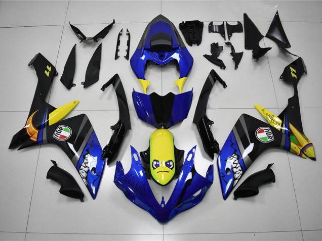 Discount 2007-2008 Blue Shark Yamaha YZF R1 Motorcycle Fairing Kit Canada