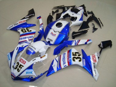 Discount 2007-2008 Blue Stickers Yamaha YZF R1 Motorcycle Fairings Canada