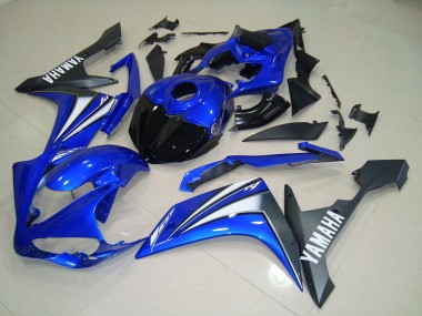 Discount 2007-2008 Blue White Yamaha YZF R1 Motorbike Fairings Canada