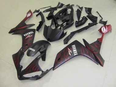 Discount 2007-2008 Matte Red Flame Yamaha YZF R1 Motor Bike Fairings Canada