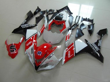 Discount 2007-2008 Red White Stickers Yamaha YZF R1 Motorbike Fairing Kits Canada