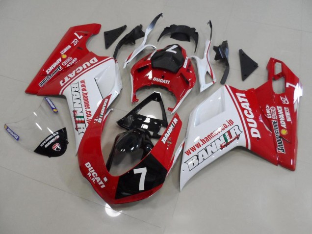 Discount 2007-2014 Banner 7 Ducati 848 1098 1198 Motorbike Fairing Canada