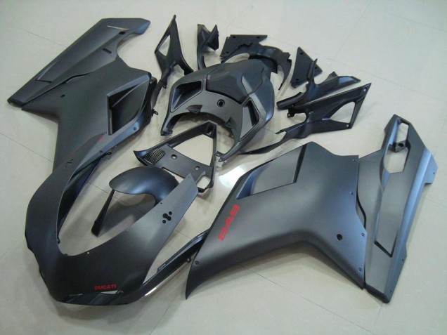 Discount 2007-2014 Matte Black Ducati 848 1098 1198 Motorcycle Fairings Kit Canada