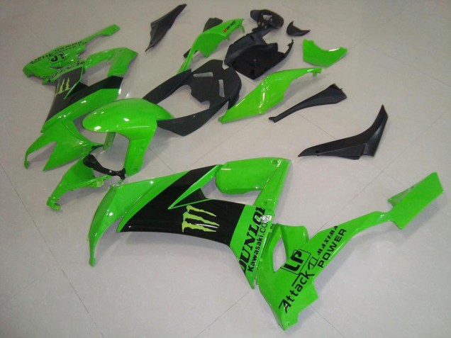 Discount 2008-2010 Green Monster Kawasaki ZX10R Motorbike Fairings Canada