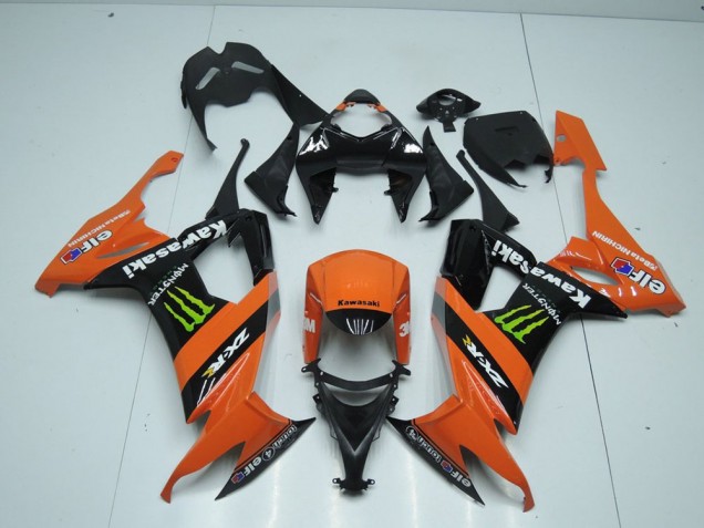 Discount 2008-2010 Orange Monster Kawasaki ZX10R Motorbike Fairing Canada