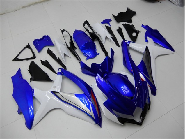 Discount 2008-2010 Blue White Suzuki GSXR 600/750 Motorcycle Fairings Canada