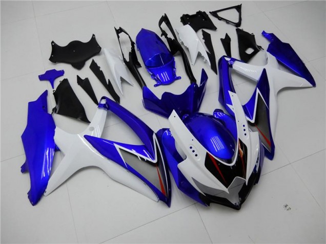 Discount 2008-2010 White Blue Suzuki GSXR 600/750 Motorbike Fairings Canada