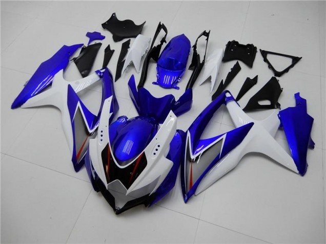 Discount 2008-2010 White Blue Suzuki GSXR 600/750 Motorbike Fairings Canada